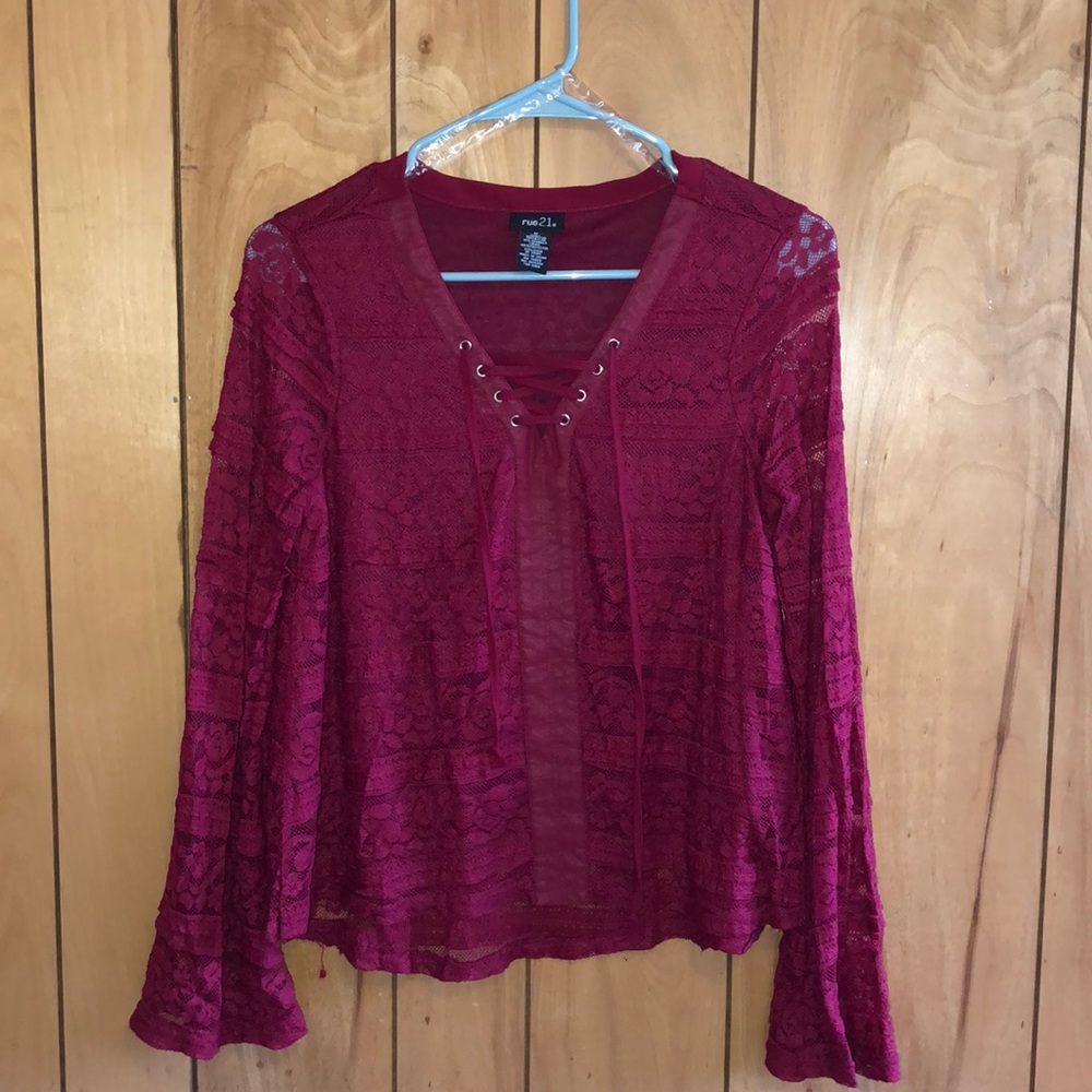 Lace long sleeve